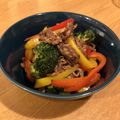 aoizoiya's cooksnap of when they made ちゃちゃっと☆牛肉とﾌﾞﾛｯｺﾘｰ炒め.