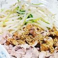 パペパピ's cooksnap of when they made コツあり！豚しゃぶと豆苗の香味だれ♡.