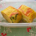 ともこキッチン's cooksnap of when they made ねぎ＆カニかま*胡麻入り卵焼き☆お正月.