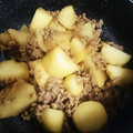 ニツニツ's cooksnap of when they made ほっこり美味しいじゃがいもと挽肉の煮物.