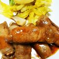 まんぷくリンコ's cooksnap of when they made 豚ロースと厚揚げの肉しそ巻き.
