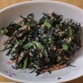 ルルルるか☆'s cooksnap of when they made 小松菜ツナひじきにんじんのごまマヨ和え.