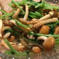 Koro913's cooksnap of when they made なめこと豆苗のサラダ.