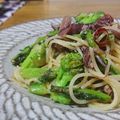 ダイナマイト漆黒's cooksnap of when they made 絶品、ホタルイカとネギのペペロンチーノ.