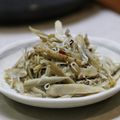 Hoink's cooksnap of when they made ゴボウとシラスのアヒージョ♪.
