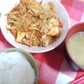 ちゃーきー★'s cooksnap of when they made 豚肉と厚揚げのキムチ炒め♪.