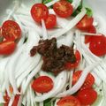 ouentai's cooksnap of when they made 新玉ねぎとトマトのアンチョビ和え！.
