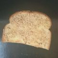 おけ～はん's cooksnap of when they made ハニー胡麻マヨのトースト.