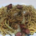 独女の休日's cooksnap of when they made ☆ウインナーとツナの和風レモンパスタ☆.