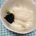 ぽぽきゅ's cooksnap of when they made 速攻おつまみ☆大根スティック＋岩のり.