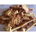むぎちゃんん's cooksnap of when they made 犬おやつ☆ボリボリおさつクッキー.