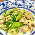 はらぺこしろうさぎ's cooksnap of when they made レタスの卵炒め♪簡単.