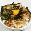クック81NK9U☆'s cooksnap of when they made 長いものかつお醤油卵かけ♪.
