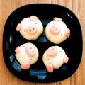 ❊プゥ❊'s cooksnap of when they made 焼豚とたけのこ入りチャーシュー肉まん.
