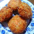 悠おかしゃん's cooksnap of when they made ✿鮭とポテトのちーずｉｎコロッケ✿.