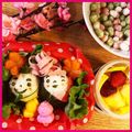ポメあめ's cooksnap of when they made キャラ弁＊簡単♪真ん丸おにぎりひな祭り弁.