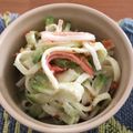 kona8's cooksnap of when they made わさび風味のカニかま大根サラダ.