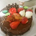 suzikko's cooksnap of when they made 【ツヤツヤなデコレーションケーキ】.