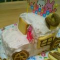 かまち☆★☆'s cooksnap of when they made アンパンマンと仲間たちの★くるまケーキ.