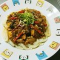 もぐ・ω・くま's cooksnap of when they made 野菜たっぷり 鶏肉あんかけうどん★超簡単.