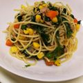 りたまむ♡'s cooksnap of when they made ほうれん草とツナのパスタ.