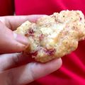 クックZ2RFV5☆'s cooksnap of when they made 苺とホワイトチョコのしっとりクッキー.