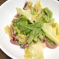 あずひー's cooksnap of when they made 塩辛とクリームチーズのキャベツ炒め.