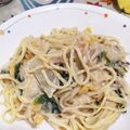 ♡くりーむ♡'s cooksnap of when they made 牛乳で簡単！ほうれん草のクリームパスタ.