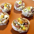 ayuta6's cooksnap of when they made ◎ハムマヨ卵～餃子の皮de包み焼き◎.