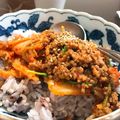 ノンたん♪'s cooksnap of when they made 豚ミンチとキムチのどんぶり.