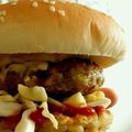mmiom's cooksnap of when they made 家にあるもので！朝ごはんハンバーガー！.