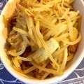 katze37's cooksnap of when they made 後ひくピリ旨＊もやしのコンソメカレー炒め.