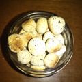Qママちゃん's cooksnap of when they made 砂糖不使用☆はちみつゴマの卵ボーロ.
