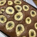 さきか（＾ν＾）'s cooksnap of when they made バナナチョコブラウニーケーキ.