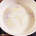 しょこら♪＊'s cooksnap of when they made ハムと白菜のホットミルクスープ.