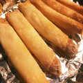 なーなちゃん's cooksnap of when they made 春巻きの皮でシガール風⁇の簡単おやつ.