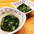 MHR2mama's cooksnap of when they made マツモとキュウリの酢の物.