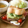 ガメコ's cooksnap of when they made 塩鯖とアボカドの美容サンド.