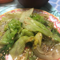 くらちー's cooksnap of when they made 速攻！レタス丸ごと1個のオイスター炒め☆.