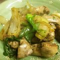 由芽15's cooksnap of when they made 風邪予防◎鶏レバニラオイスターソース炒め.