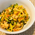 まやチャン's cooksnap of when they made おつまみに！鶏皮のキムチ和え.