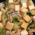 クリームドーナツ's cooksnap of when they made 豚肉と厚揚げ豆腐と白菜の炒め物.