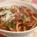 rie-tin's cooksnap of when they made ビーフシチューリメイク！！デミグラうどん.