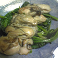 トクライ's cooksnap of when they made 牡蠣とほうれん草の炒め物.