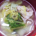 ellie21's cooksnap of when they made 白菜と豚のトロッとスープ.