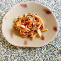 yesmama's cooksnap of when they made 捨てないで！大根の皮と豚バラの焼肉炒め*.