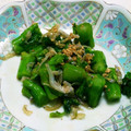 あむじぃさん's cooksnap of when they made 菜の花とちりめんじゃこの和え物.