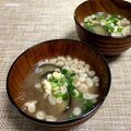 Chikatan☆'s cooksnap of when they made なすと揚げ玉の味噌汁.