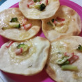 yukky☆mama's cooksnap of when they made あまった餃子の皮で！簡単ミニピザ.