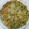 ☆うさきちさん☆'s cooksnap of when they made ♪大根菜としらすのチヂミ♪.